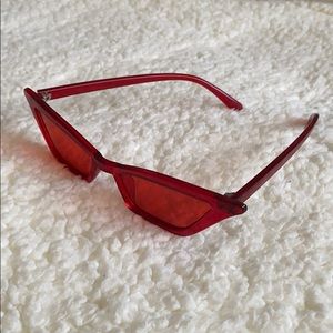 2/$15 Red retro sunglasses